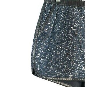 Sea Barney’s New York tweed and lambskin shorts